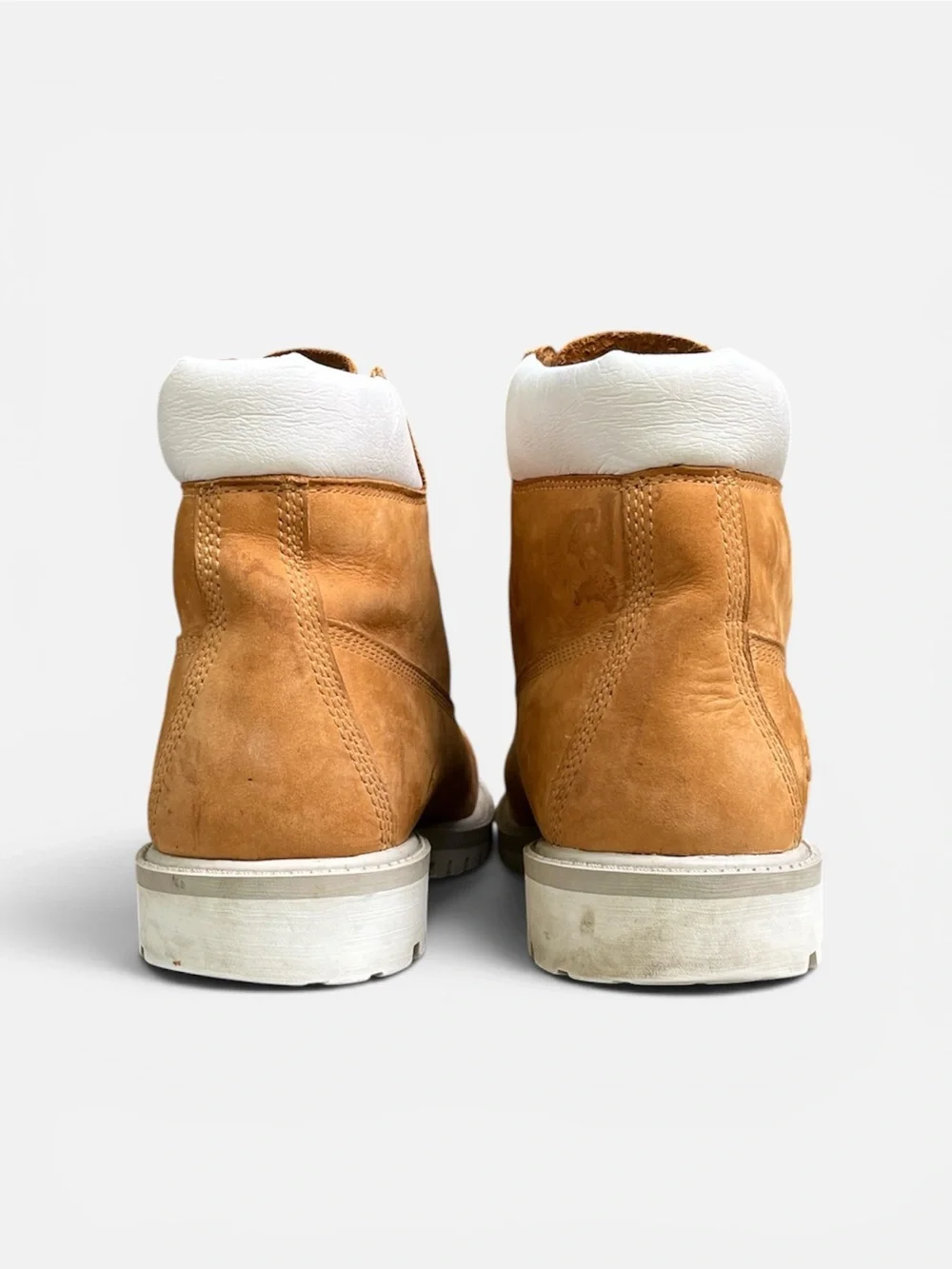 Timberland Premium 6-Inch Waterproof Boots in Wheat/White Boys US Size 6; EU 39